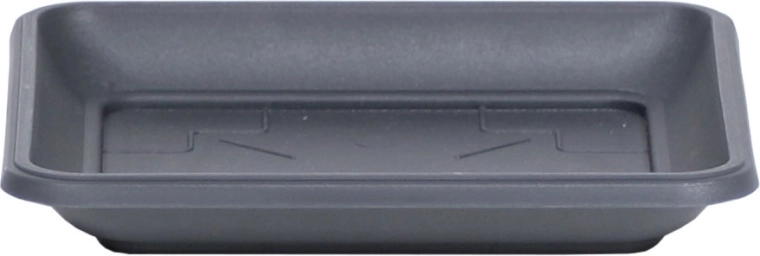 Terra schaal vierkant 34 cm antraciet