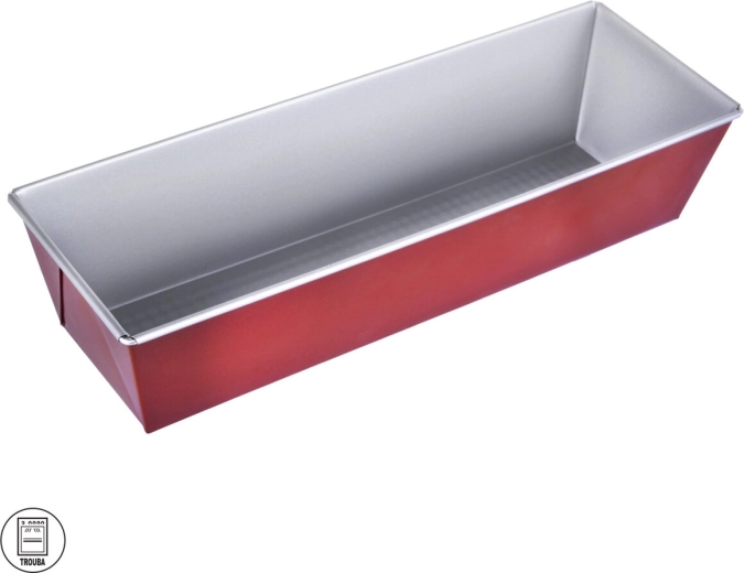 Metalen bakvorm voor cake (bisschopsbrood) 35 × 11 cm