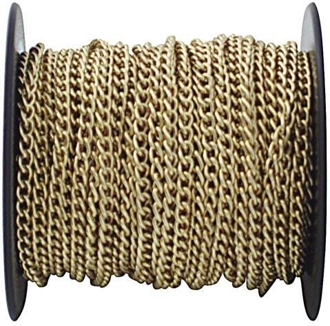 Ketting G70/1 messingkleurig 25 m