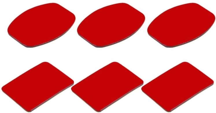 Set zelfklevende pads voor actiecamera's