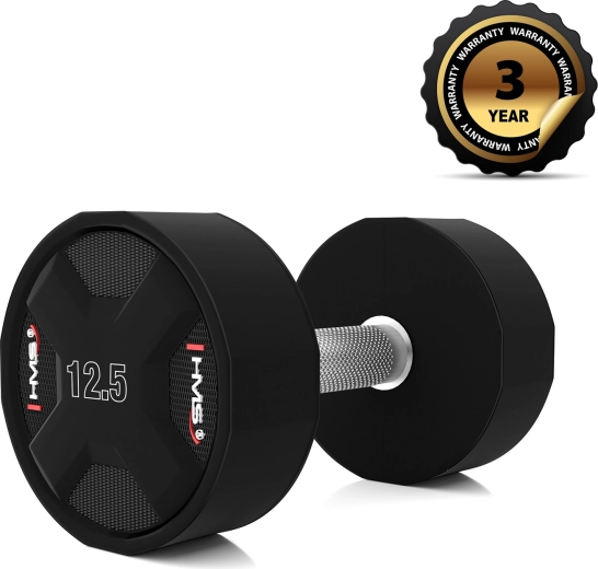 Polyurethaan halter HMS 12,5 kg