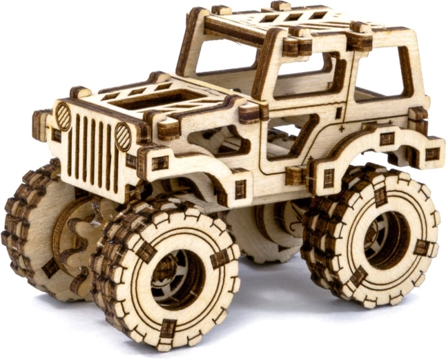 houten 3D-puzzel monstertruck Superfast WOODEN CITY