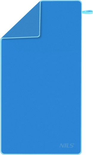 Snel drogende microvezelhanddoek NILS, blauw