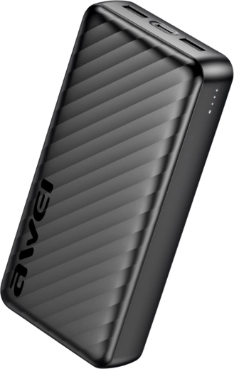 Awei powerbank 20000 mAh P6K Pro 2× USB-A/USB-C - 1 stuk
