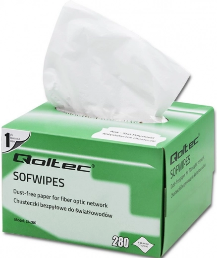 Veilige reinigingsdoekjes voor glasvezels