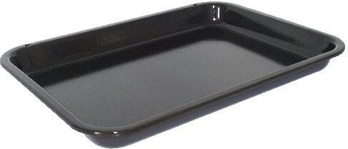 Geëmailleerde bakplaat 44,5 × 32,5 × 4 cm, zwart