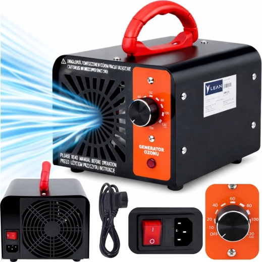 Ozon generator LEAN 60.000 mg/h met timer, 155 W