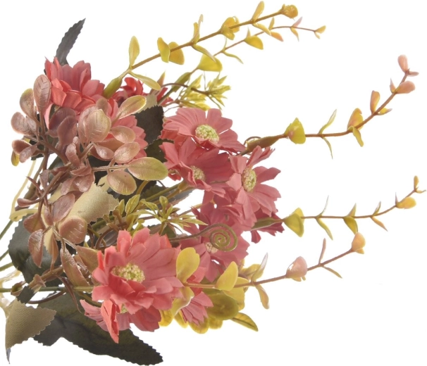 Decoratieve kunstbloem UH roze 33 cm