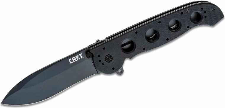 CRKT M21-04G zwarte tactische vouwmes 9,8 cm, G10