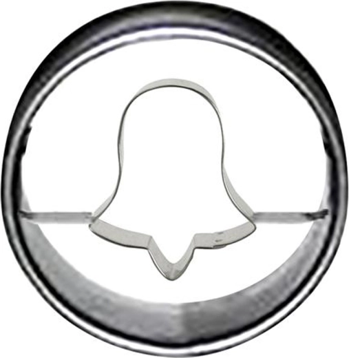 Koekjesuitsteker rond – bel 4 cm