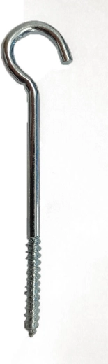 Kroonluchterhaak 140 × 5,8 mm verzinkt, verpakking 50 stuks