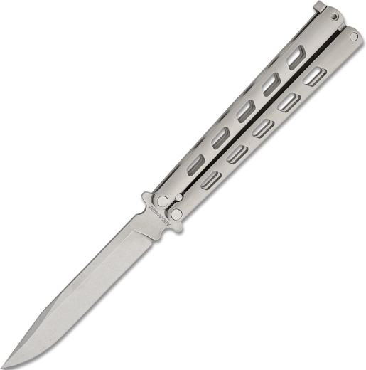 Balisong mes Cold Steel Arc Angel, 11,4 cm, satijn, aluminium handgrepen