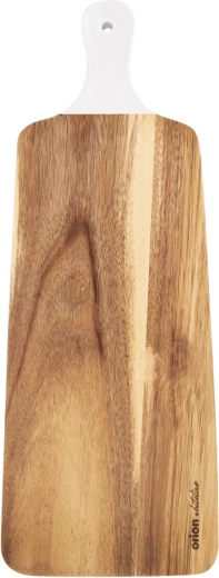 Orion snijplank van acaciahout Whiteline met handgreep 48,5 × 18,5 cm