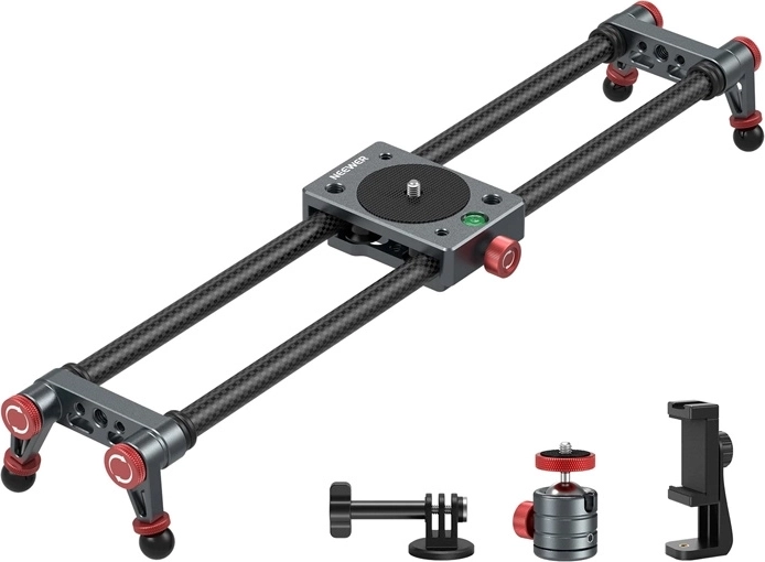 Neewer cameraslider van koolstofvezel 40 cm