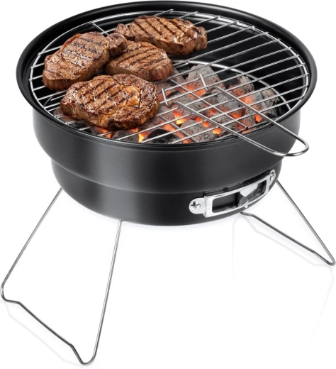 Vilde opvouwbare draagbare houtskoolbarbecue 28 × 26 × 22 cm