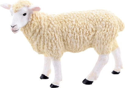 Plastic schaapfiguurtje