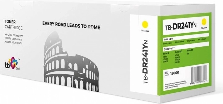 Drum voor printer Brother DR241 geel