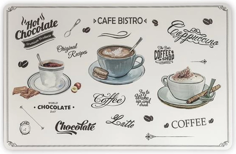 Kunststof placemat TORO Cafe Bistro 28,5 × 44 cm