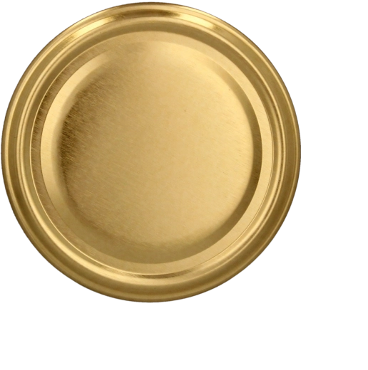 Twist-off deksel TO 82 goud 6Z zonder klik (RTS)