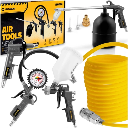 8-in-1 pneumatisch gereedschapsset voor HUMBERG-compressor