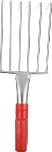 Handmatige tuincultivator met 6 tanden 32 cm
