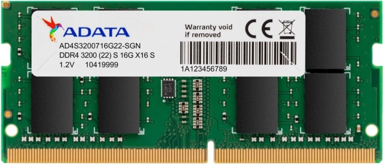 ADATA Premier DDR4 SO‑DIMM 16 GB 3200 MHz CL22 geheugen voor laptops