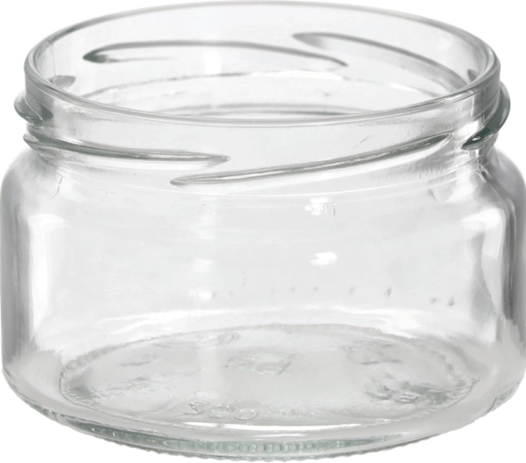 Glazen pot 250 ml met brede opening 82 mm voor wecken en voedselopslag