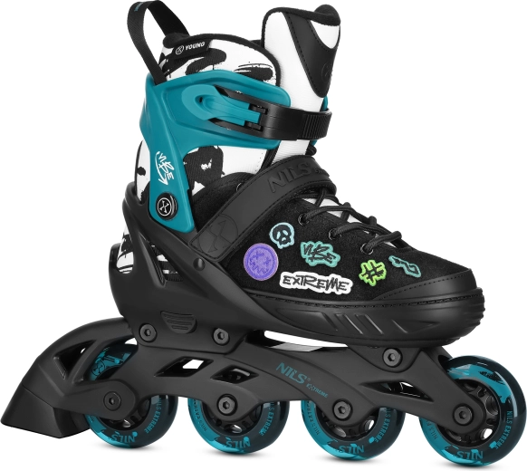 Inline skates NILS Extreme Vibe turquoise – M(37-40)