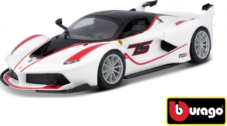 Bburago Ferrari Racing FXX K wit model 1:24