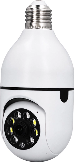 Draadloze Wi‑Fi IP-camera in de vorm van een E27-lamp 30 W voor huisbewaking - 1 stuk