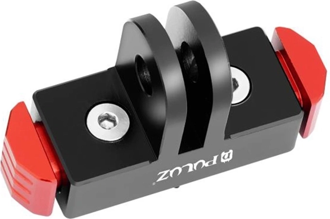 Magnetische snelsluitende houder Puluz voor GoPro HERO13 Black / MAX2 (zwart en rood)