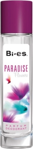 Dames glazen deodorant BI-ES Paradise Flowers 75 ml