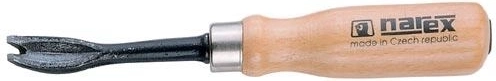Kozijnbeitel van staal en hout