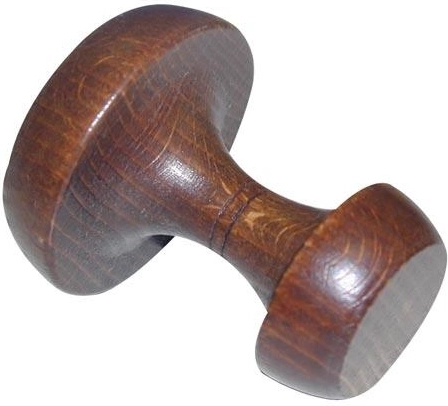 Houten deegstempel voor taarten 6 en 4 cm