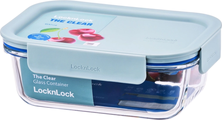 Glazen ovenschaal met deksel LOCKnLOCK Clear Glass 630 ml van borosilicaatglas