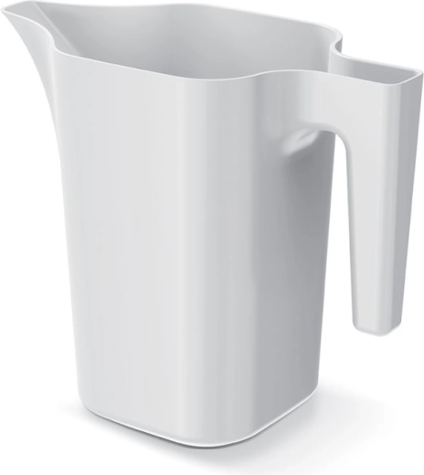 Kunststof gieter 1,8 l wit