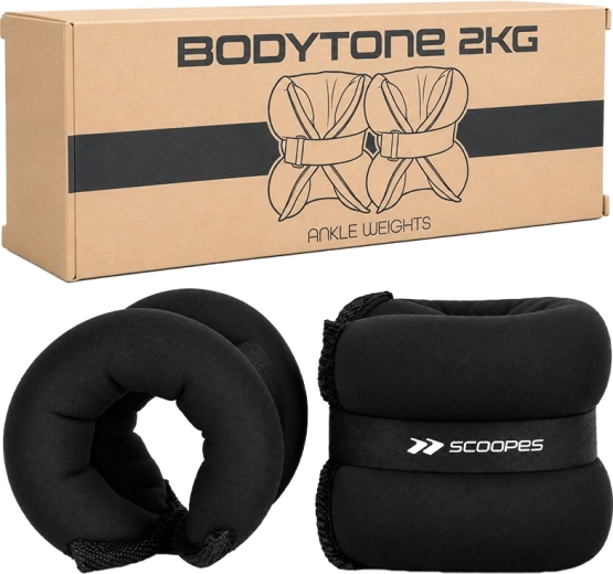Polsgewichten BodyTone 2 kg zwart