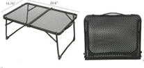 Opvouwbare campingtafel Flip laag 60 zwart