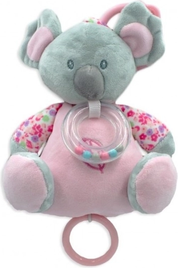 Roze muziekdoos Koala 18 cm
