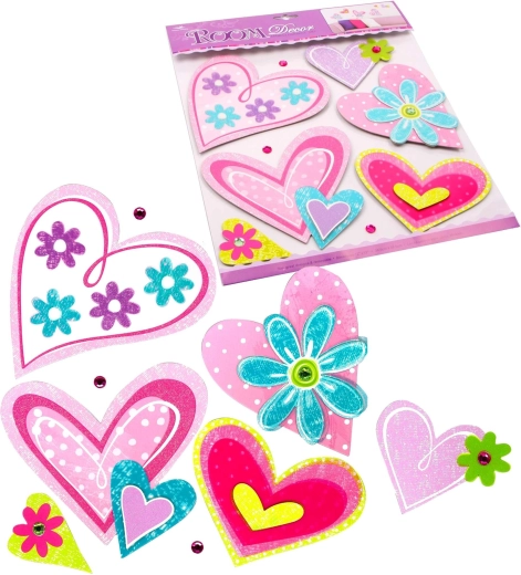 Muurstickers met hartjes Small Foot