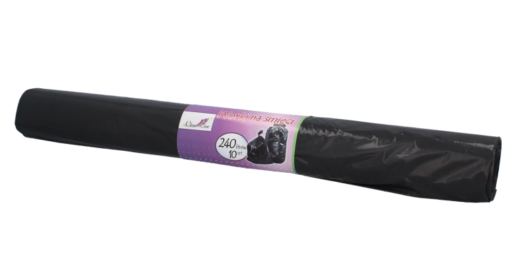 Extra sterke afvalzakken 240 l, zwart, 10 stuks