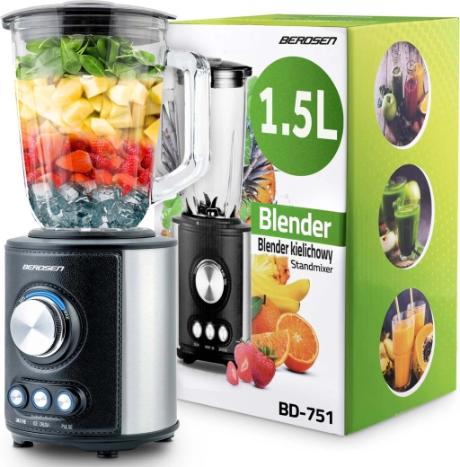Blender BERDSEN 1,5 l 800 W zwart