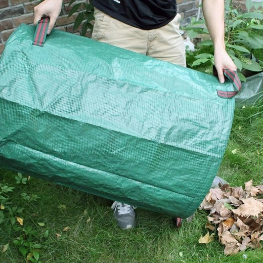Tuinafvalzak voor bladeren 272 l met handgrepen - 1 stuk