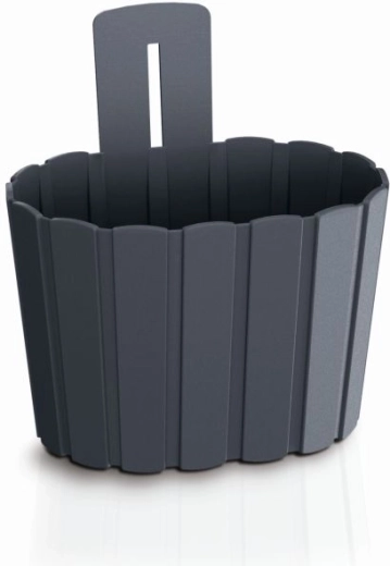 Hangende bloempot BOARDEE WALL 19,4 cm – antraciet