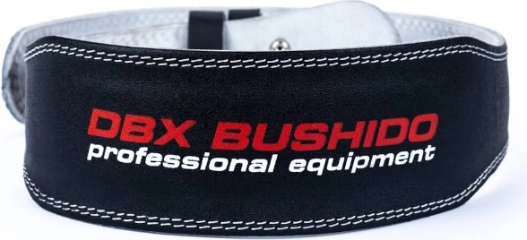 Krachttrainingsriem DBX BUSHIDO van natuurlijk leer met dubbele gesp – Variant 1