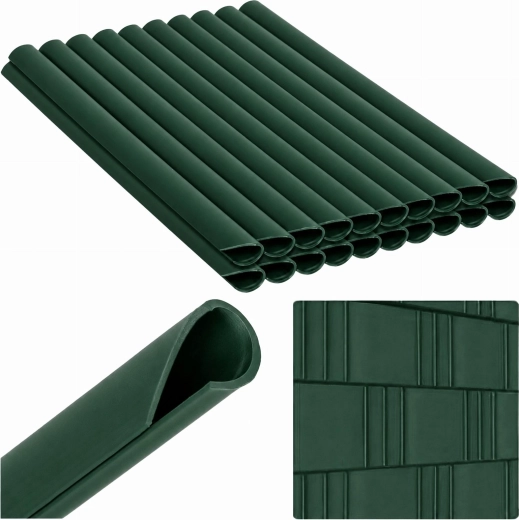 Clips voor tuinafzetband, groen, 19 cm, 20 stuks