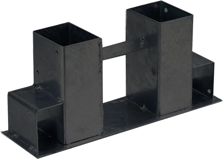 Houtopslagstandaard – poedergecoate houder voor frame 340 × 150 mm