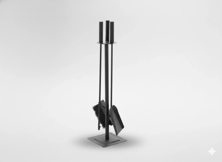 Haardset 3-delig met standaard 61 cm