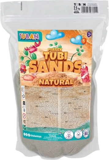 TUBI SAND natuurlijke kinetische zand in zakje 2,5 kg