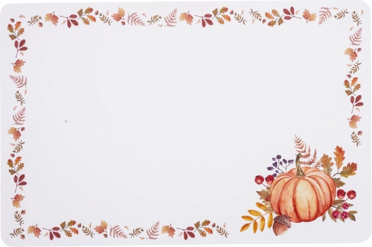 Plastic placemat Herfst 43 × 28 cm - 1 stuk